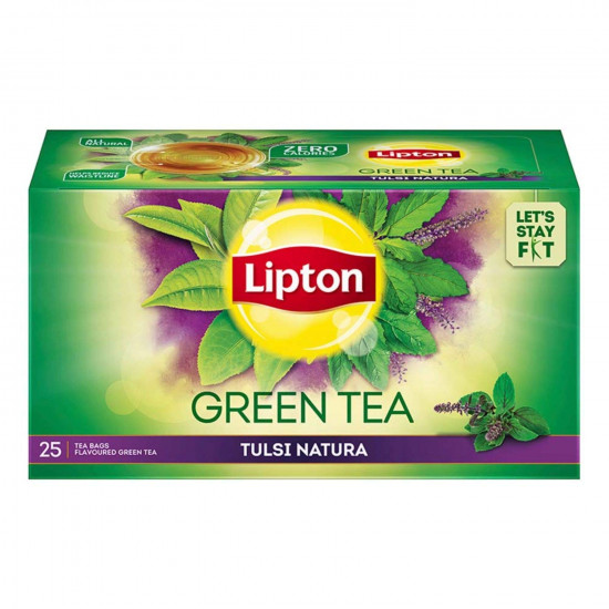 Lipton Tulsi Natura Green Tea, 25 Tea Bags