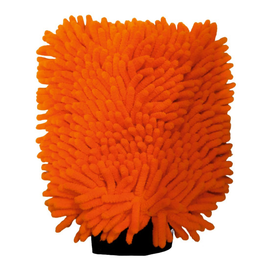 SOBBY Microfibre Wash and Dust Chenille Mitt Cleaning Gloves (1 PC Single Sided, Extra Large, Big Chenille Mitt Glove) Multicolor