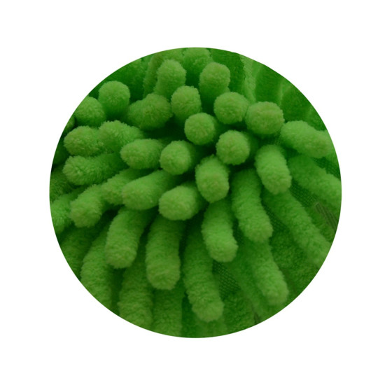 SOBBY Microfibre Wash and Dust Chenille Mitt Cleaning Gloves (1 PC Single Sided, Extra Large, Big Chenille Mitt Glove) Multicolor