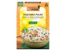 Kitchens of India Vegetable Pulao, ITC Ready to Eat Indian Dish, Just Heat and Eat, 250g