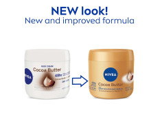 NIVEA Cocoa Butter Body Cream with Deep Nourishing Serum, 15.5 Ounce