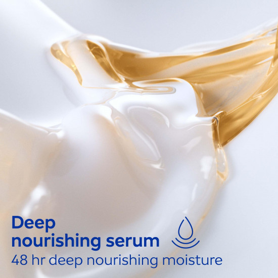 NIVEA Cocoa Butter Body Cream with Deep Nourishing Serum, 15.5 Ounce