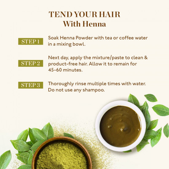Kama Ayurveda Organic Hair Color Kit, Hair Color, Henna Powder and Indigo Powder, 200g - Multicolor (Pack of 1 each)