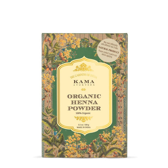 Kama Ayurveda Organic Hair Color Kit, Hair Color, Henna Powder and Indigo Powder, 200g - Multicolor (Pack of 1 each)