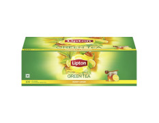 Lipton Honey Lemon Green Tea Bags 100 pcs, All Natural Flavour, Zero Calories - Improves Metabolism & Reduces Waist