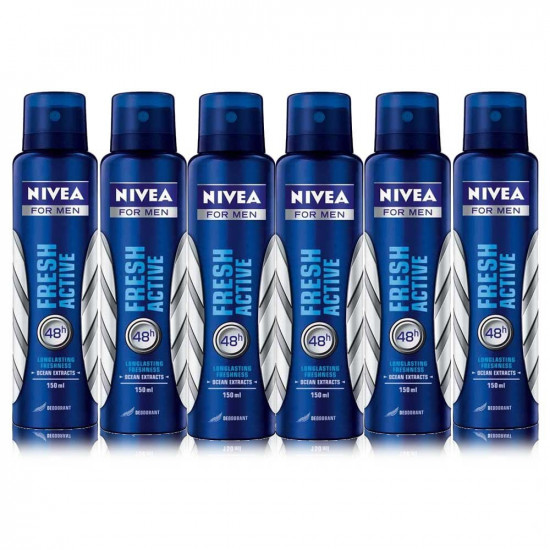 Nivea Active Fresh For Men (Pack of 6)