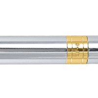 Parker Aster Shiny Chrome |Gold Trim |Roller Ball Pen