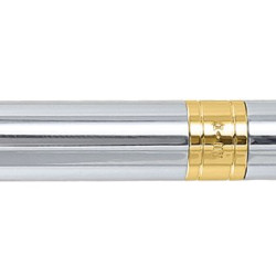 Parker Aster Shiny Chrome |Gold Trim |Roller Ball Pen