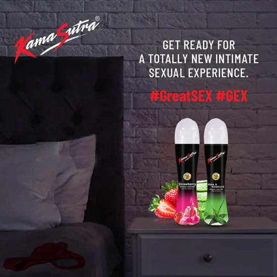 KamaSutra Strawberry Personal Lubricant - 50 ml KamaSutra Strawberry Personal Lubricant - 50 ml