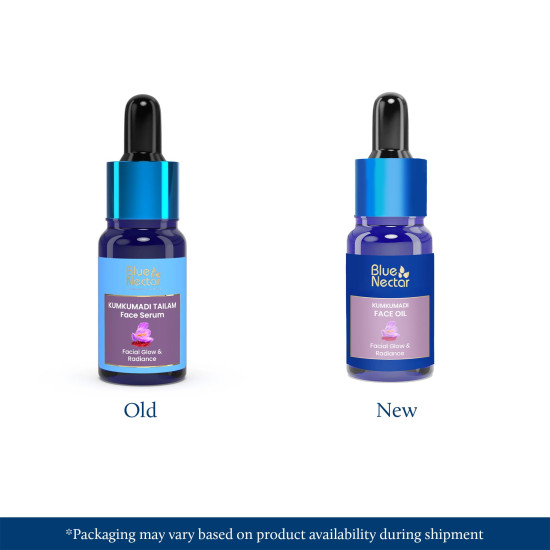 Blue Nectar Kumkumadi Oil for Face | Anti Aging & Brightening Ayurvedic Face Serum | Saffron Sandalwood Kumkumadi Tailam Face Oil for Glowing Skin for Women & Men (26 Herbs, 10ml) Blue Nectar Kumkumadi Oil for Face | Anti Aging & Brightening Ayurvedic Face Serum | Saffron Sandalwood Kumkumadi Tailam Face Oil for Glowing Skin for Women & Men (26 Herbs, 10ml)