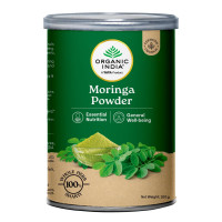 A TATA Product - Organic India Moringa Powder - 100g, Essential Nutrition Superfood, Helps Naturally Boost Energy Levels, Improves Stamina & Vitality, Rich In Vitamins & Minerals