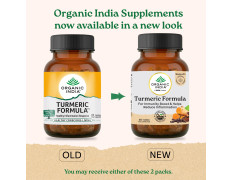 A TATA Product - Organic India Turmeric Formula - 60 Veg Capsules