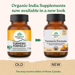 A TATA Product - Organic India Turmeric Formula - 60 Veg Capsules