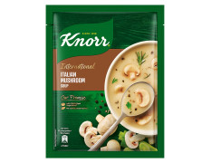 Knorr International Italian Mushroom Soup Pouch, 46g / 48g (Weight Many Vary)