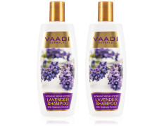 Vaadi Herbals Lavender Shampoo with Rosemary Extract, 350ml (Pack of 2)