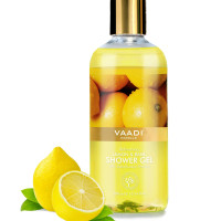 Vaadi Herbals Shower Gel, Refreshing Lemon and Basil, 300ml