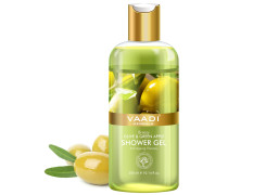 Vaadi Herbals Shower Gel, Breezy Olive and Green Apple, 300ml