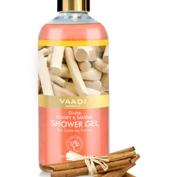 Vaadi Herbals Shower Gel, Divine Honey and Sandal, 300 ml