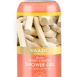 Vaadi Herbals Shower Gel, Divine Honey and Sandal, 300 ml