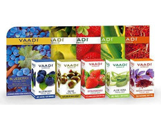 Vaadi Herbals Assorted Facial Bars, 25g (Pack of 5)