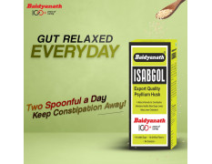 Baidyanath Isabgol - Psyllium Husk Powder| Effectively Relieves Constipation | Fibre Supplement For Digestion | 200g