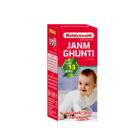 Baidyanath Janmghunti - 220 ml | Herbal Tonic for Infants | Supports General Health & Relieves Digestive Discomfort | Safe & Effective for Children