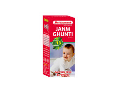 Baidyanath Janmghunti - 220 ml | Herbal Tonic for Infants | Supports General Health & Relieves Digestive Discomfort | Safe & Effective for Children