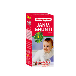 Baidyanath Janmghunti - 220 ml | Herbal Tonic for Infants | Supports General Health & Relieves Digestive Discomfort | Safe & Effective for Children