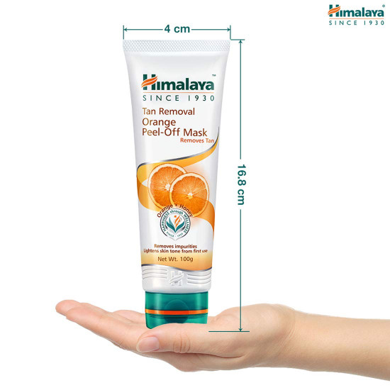 Himalaya Herbals Tan Removal Orange Peel-off Mask, 100g