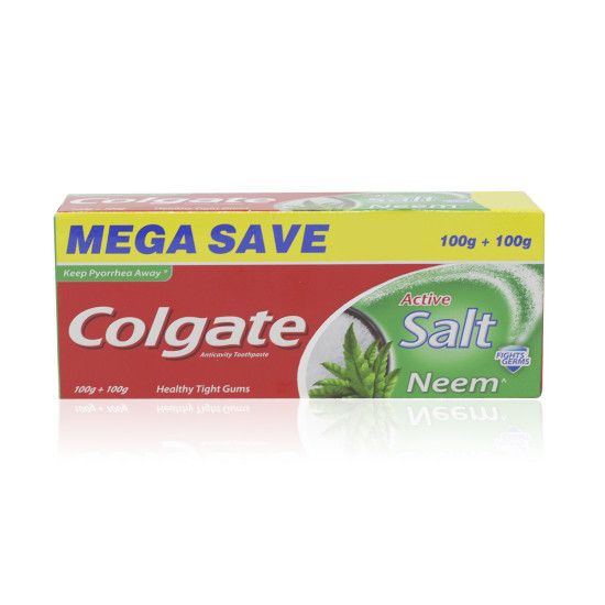 Colgate Toothpaste - Neem Active Salt, 2x100g Box