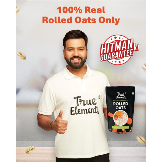 True Elements Rolled Oats 1 kg - Breakfast Cereal