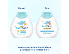 Baby Dove Rich Moisture Baby Lotion 200 ml | Gentle Baby Lotion for Baby's Soft Skin | Body Lotion for Kids | Hypoallergenic, No Sulphates, No Parabens