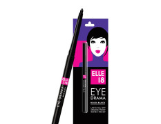 Elle 18 Eye Drama Bold Black Kajal 0.35 g, Matte Finish Kajal Black, Waterproof, Smudge Proof & Long Lasting Kajal with Matte Finish