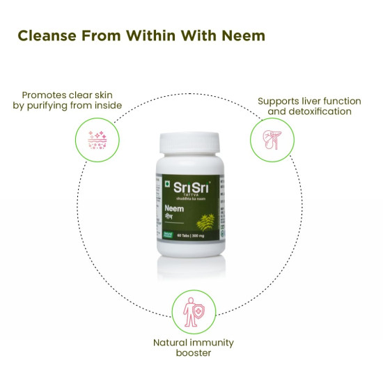 Sri Sri Tattva Neem Tablet 300mg, 60Tab