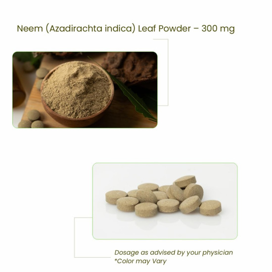 Sri Sri Tattva Neem Tablet 300mg, 60Tab