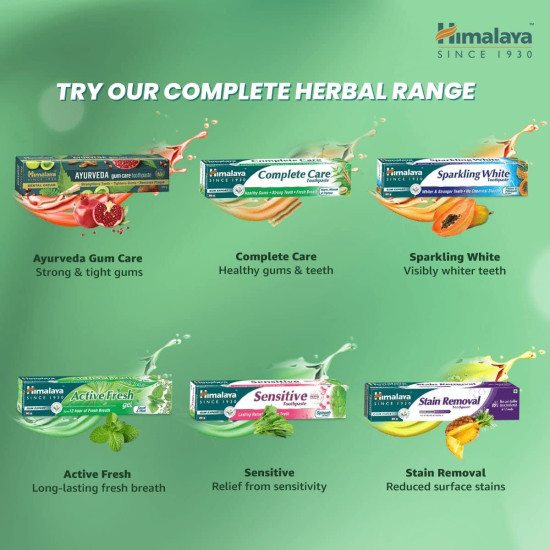 Himalaya Herbals Complete Care Plaque Removal Toothpaste, 80g Himalaya Herbals Complete Care Plaque Removal Toothpaste, 80g