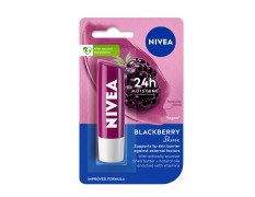 Nivea Lip Balm, BlackBerry Shine, 24h Moisture , 4.8g