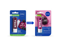 Nivea Lip Balm, BlackBerry Shine, 24h Moisture , 4.8g