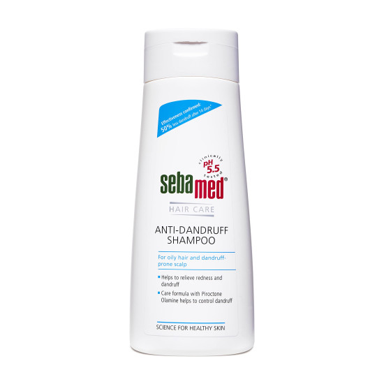 Sebamed Anti Dandruff Shampoo 200 ml I pH 5.5 I Reduces dandruff, scalp itching and irritation I Piroctone Olamine | phthalates, SLS and parabens free | 50% dandruff reduction in 2 weeks l Toxin free