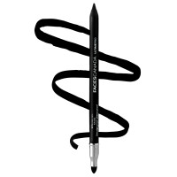 FACES CANADA Ultime Pro Intense Gel Kajal With Smudger & Sharpener - Black, 1.2 g | 24 Hr Long Stay | Waterproof & Smudgeproof | One Swipe Smooth Application | 3-in-1 Kajal, Eyeliner, Smokey Eyeshadow