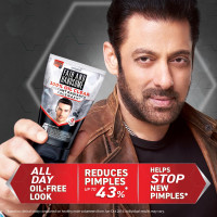 Emami Fair and Handsome Clear Dead Skin Cell Cooling Freshness Charcoal Beads Pimple and Blackhead Reduction Oil Clear Instant Radiance Face Wash For Oily Skin - 100g