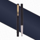 Parker Vector Standard Gold Trim Roller Ball Pen | Ink Color - Blue | Black Body Color | Ergonomic Design | Built for long writing sessions Parker Vector Standard Gold Trim Roller Ball Pen | Ink Color - Blue | Black Body Color | Ergonomic Design | Built for long writing sessions