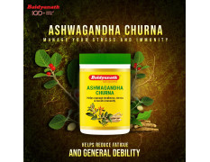 Baidyanath Ashwagandha Churna | Helps Boost Strength, Stamina & Energy | Stress Relief | Made with 100% Pure Ashwagandha - 100g (Pack of 2)