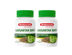Baidyanath Gaisantak Bati - Instant Relief from Gas and Indigestion - 100 Tablets (Pack of 2)