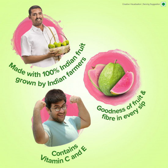 B Natural Guava Juice, Goodness of Fiber, 1 Litre
