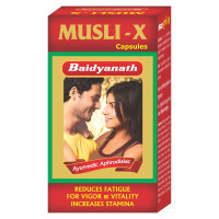 Baidyanath Musli X - Made with Pure Safed Musli for Strength and Vitality - 30 capsules