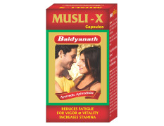 Baidyanath Musli X - Made with Pure Safed Musli for Strength and Vitality - 30 capsules