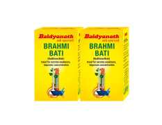 Baidyanath Brahmi Bati - Memory Booster and Helps Relieve Stress - 30 Tablets (Pack of 2)