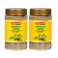 Baidyanath Triphala Churna | Helps Relieve Constipation | Quick Acidity & Gas Relief | Enriched With Amla - 500Gms (Pack Of 2)