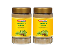 Baidyanath Triphala Churna | Helps Relieve Constipation | Quick Acidity & Gas Relief | Enriched With Amla - 500Gms (Pack Of 2)